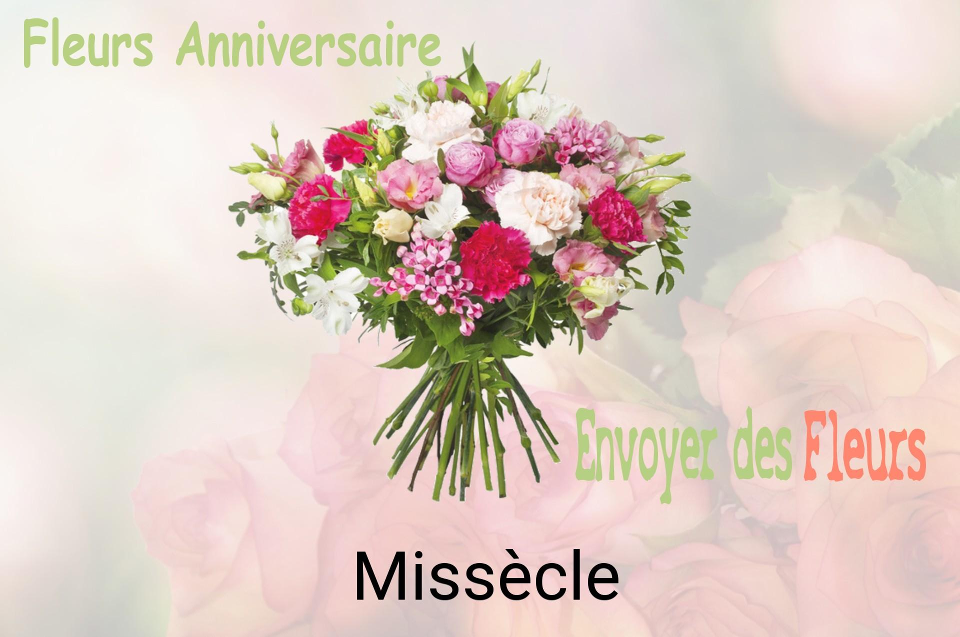 Bouquet de fleurs d’anniversaire livré à Missècle